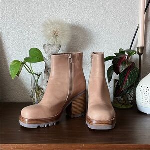 Jeffrey Campbell Tan Ankle Boots